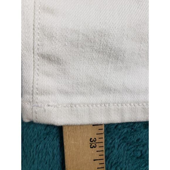 Lilly Pulitzer Jeans Size 12 Womens White Denim Pants Ladies Main Line Straight - Picture 9 of 15